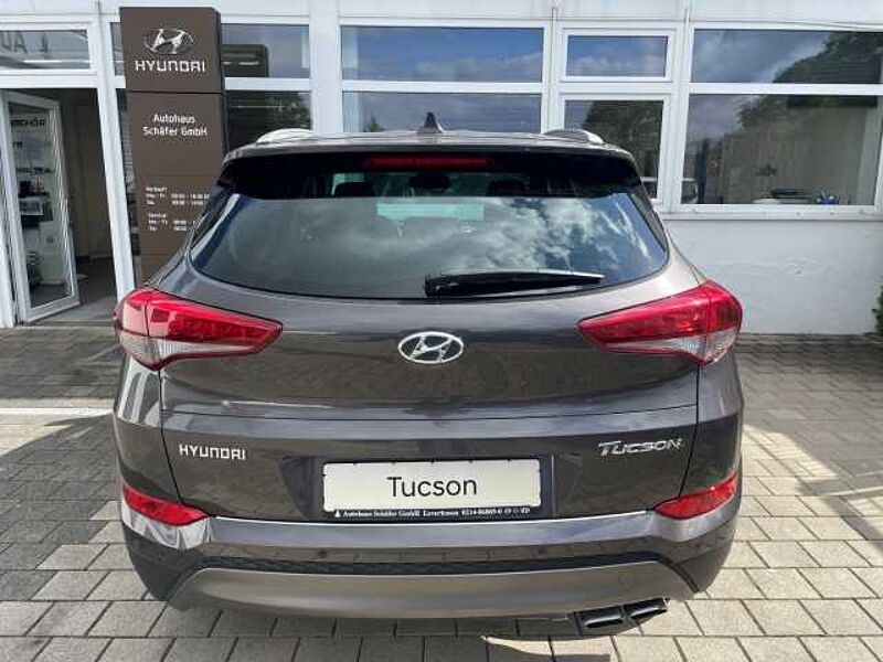 Hyundai TUCSON Style SHZ Temp Sitzheizung hinten LenkradHZG Mehrzonenklima Verkehrszeichenerk.