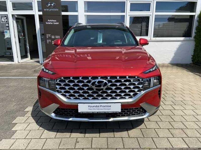 Hyundai SANTA FE Prime Allrad Schaltwippen HUD SHZ ACC Navi Klimasitze LenkradHZG Mehrzonenklima