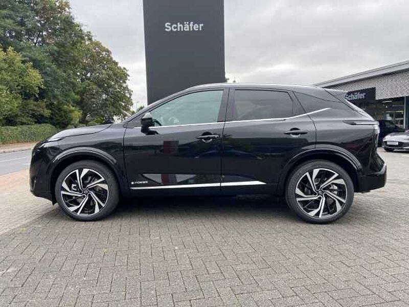 Nissan Qashqai (2024) TEKNA+ 1.5 VC-T e-POWER HUD Panorama Navi Leder digitales Cockpit Alu