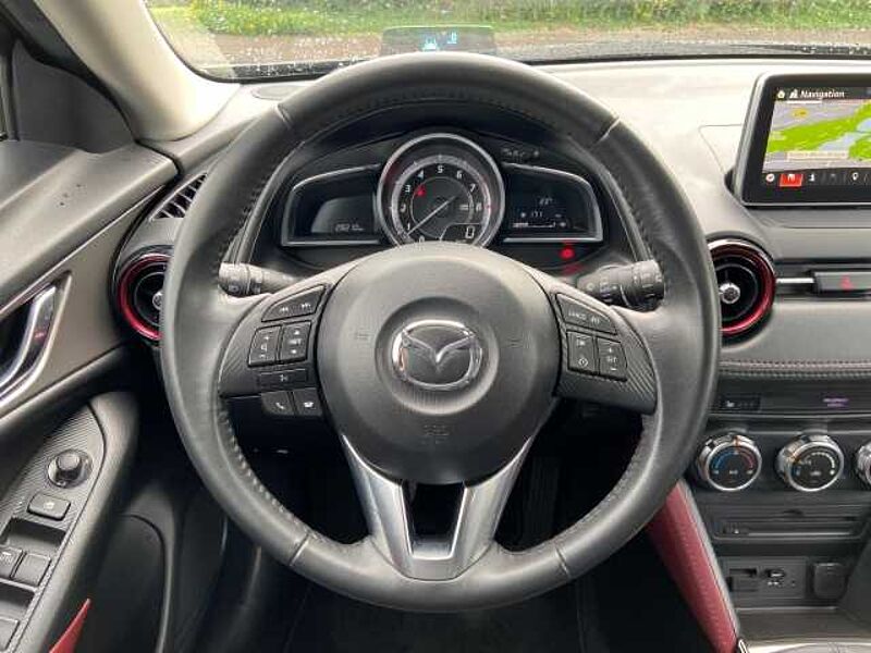 Mazda CX-3 Sport Gar. HUD SHZ Klimaautom Temp Allwetterreifen Rückfahrkam. Notbremsass. Spu