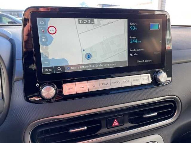 Hyundai KONA Prime Elektro HUD AHK-abnehmbar Navi Leder Soundsystem Klimasitze LED ACC Apple