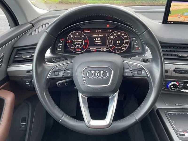 Audi Q7 50 TDI quattro 7-Sitzer Leder 360° AHK 8-fach StandHZG Klimasitze Navi